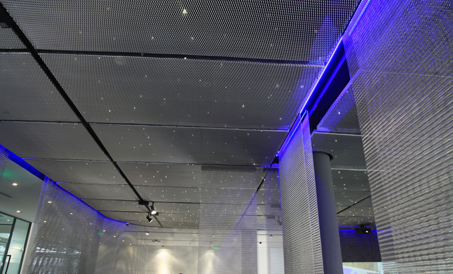 partition and ceiling