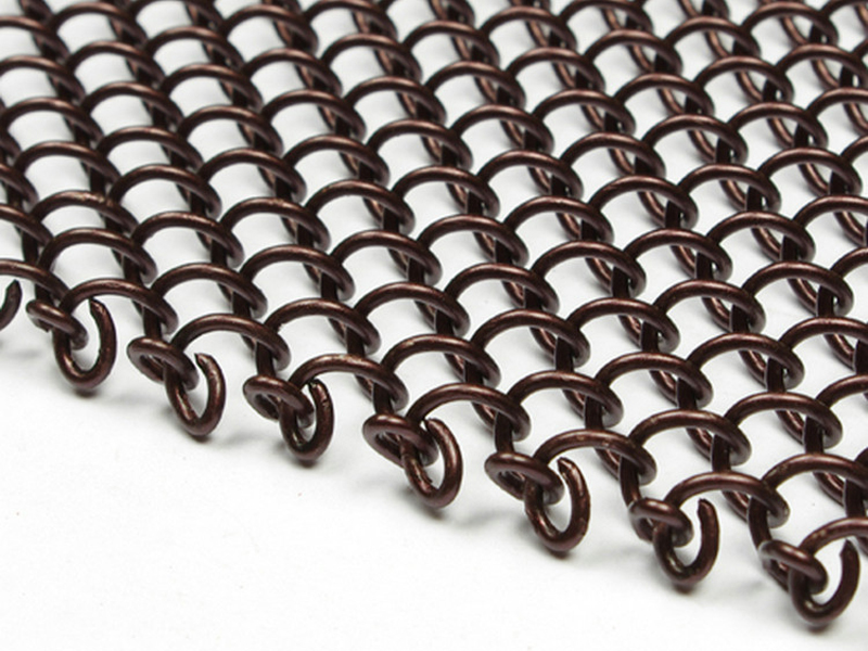 metal mesh drapery interior partition screen